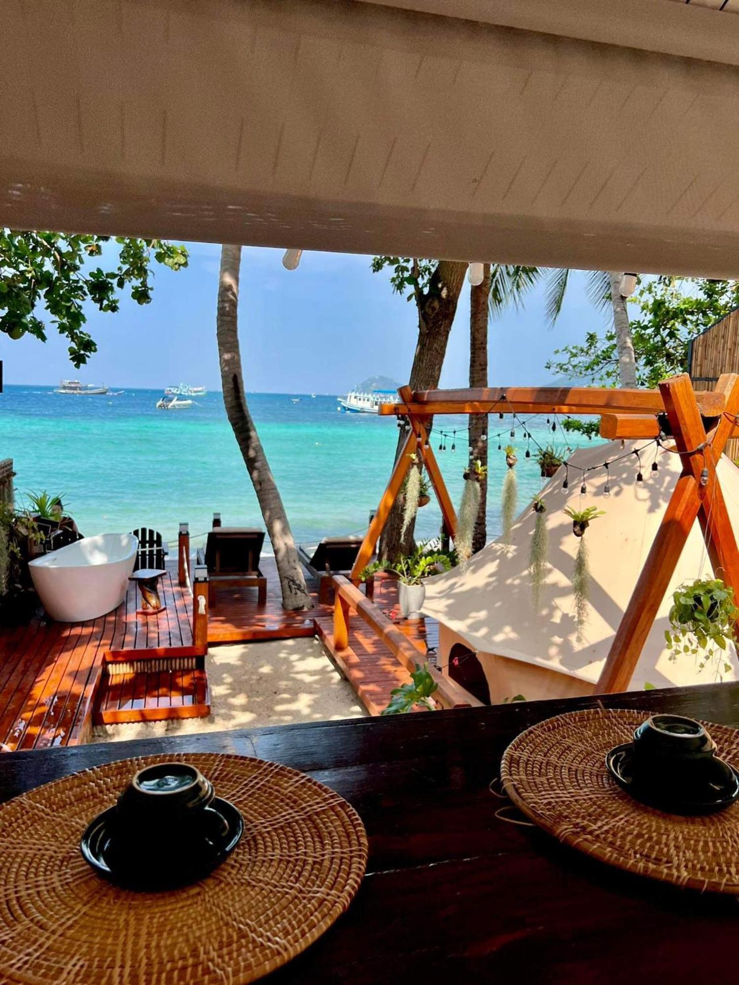 Natures Edge Beachfront Luxury Glamping 涛岛 外观 照片