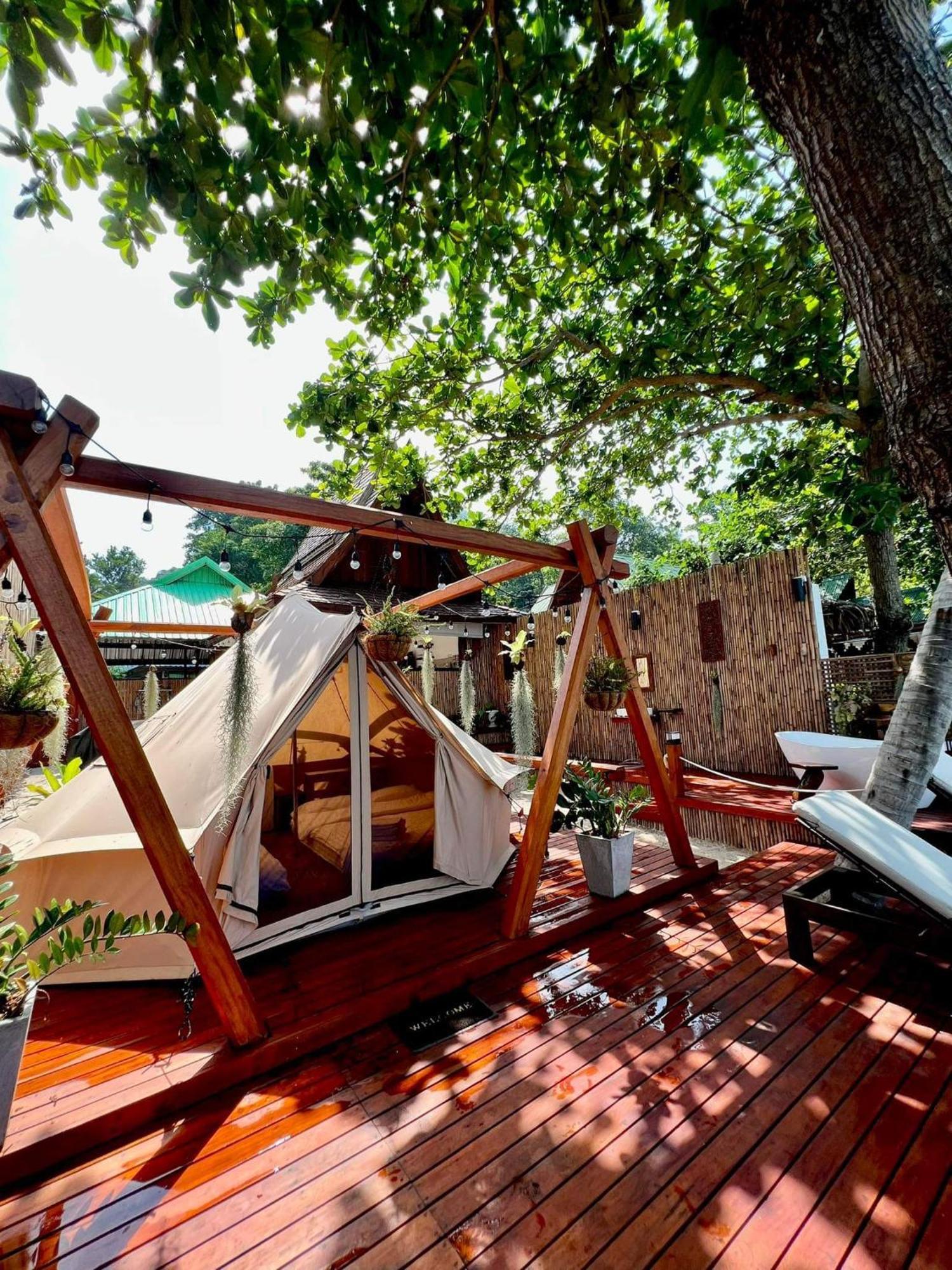 Natures Edge Beachfront Luxury Glamping 涛岛 外观 照片