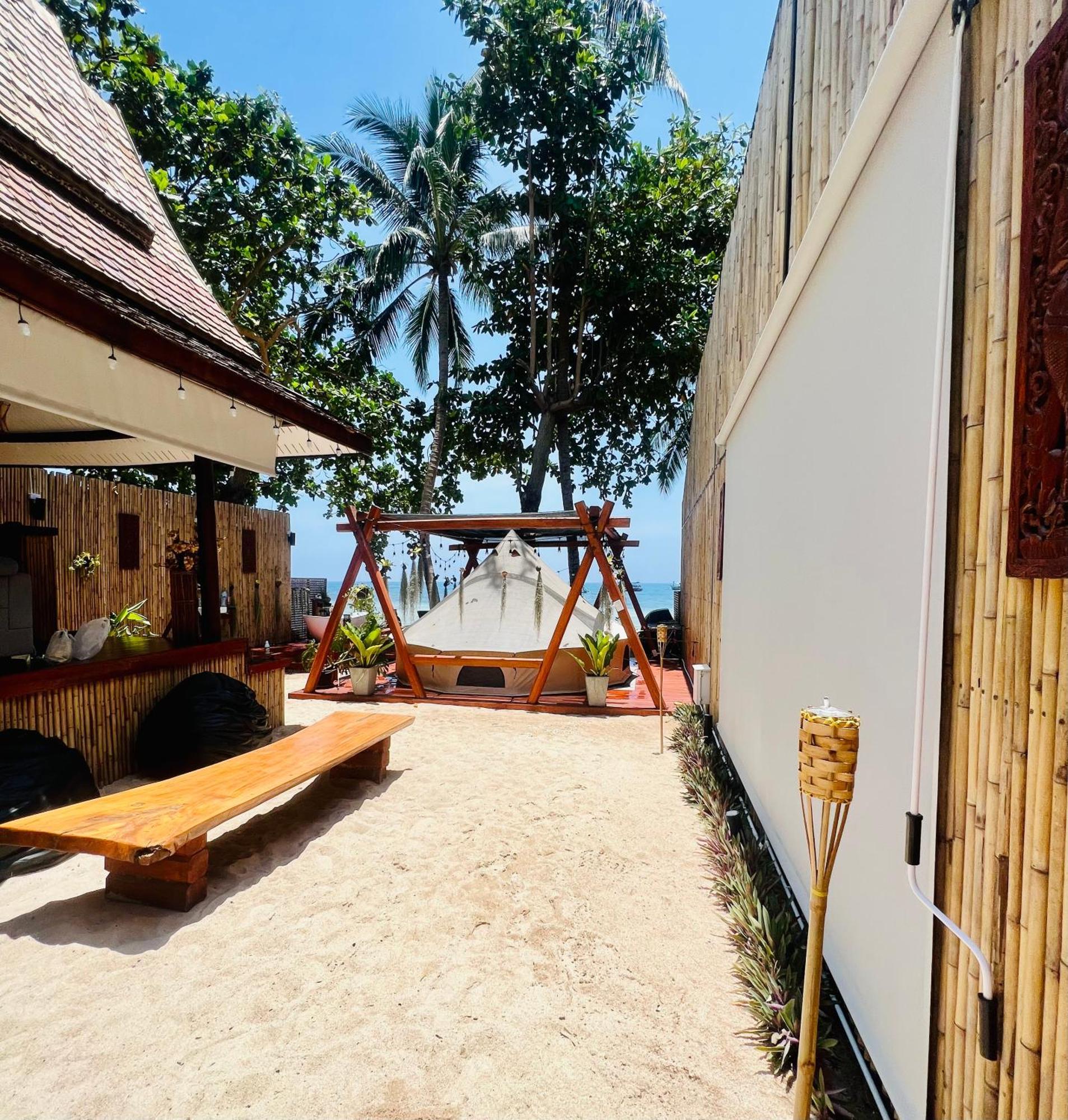 Natures Edge Beachfront Luxury Glamping 涛岛 外观 照片